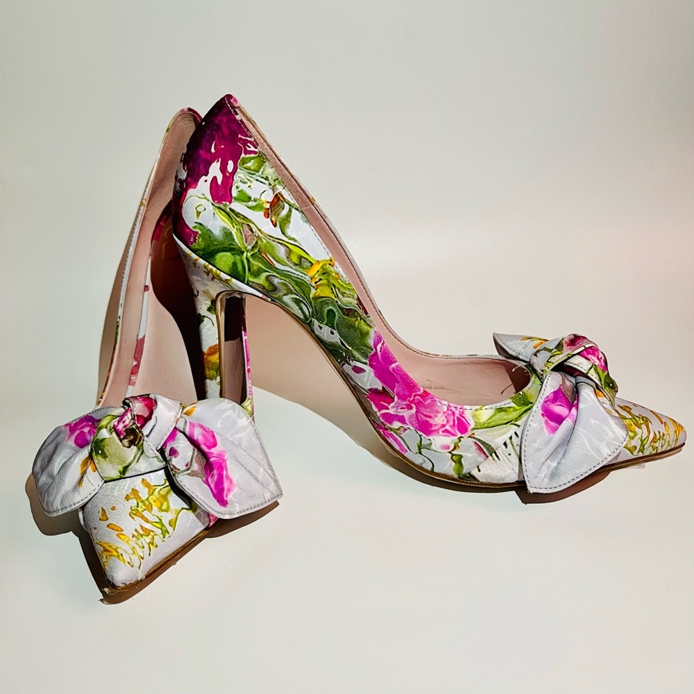 Ted Baker Floral Bow Court Heels